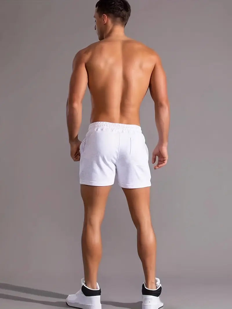 Men's Active Sports Shorts in Solid Color 2-Pack