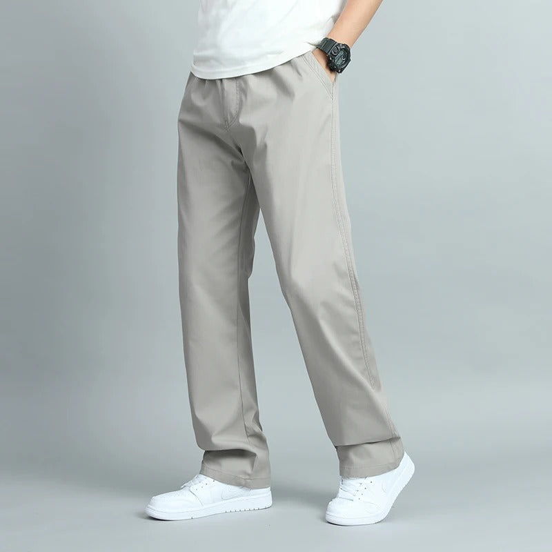 Men’s Loose Fit Cotton Chino Joggers