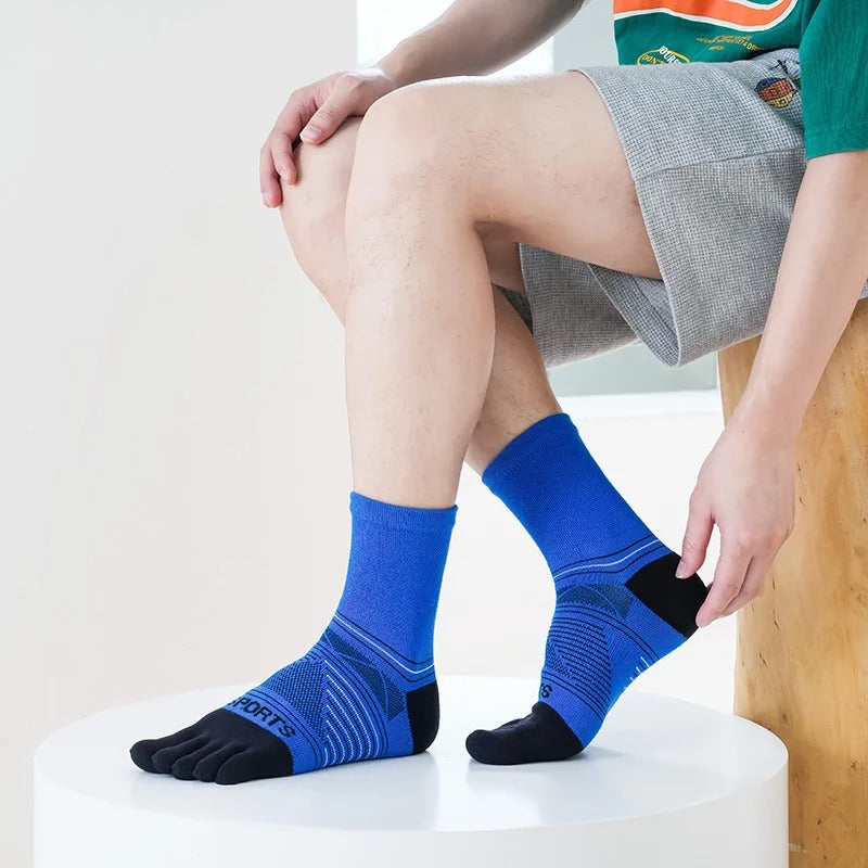 Men’s Sports Five-Finger Socks – 5 Pairs