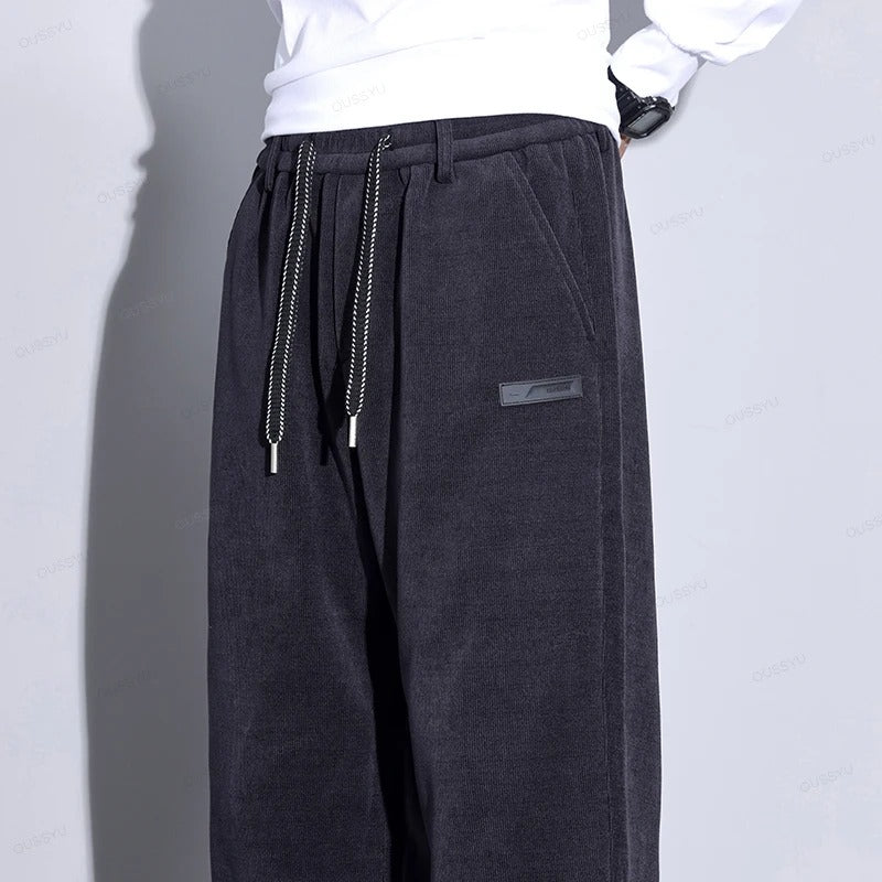 Men's Stretch Corduroy Jogger Trousers