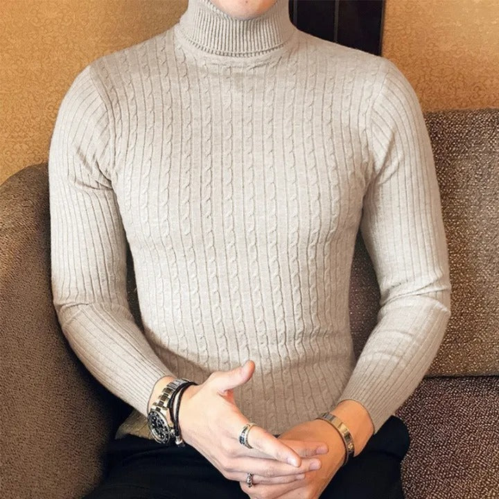 Men’s Slim Fit Turtleneck Sweater