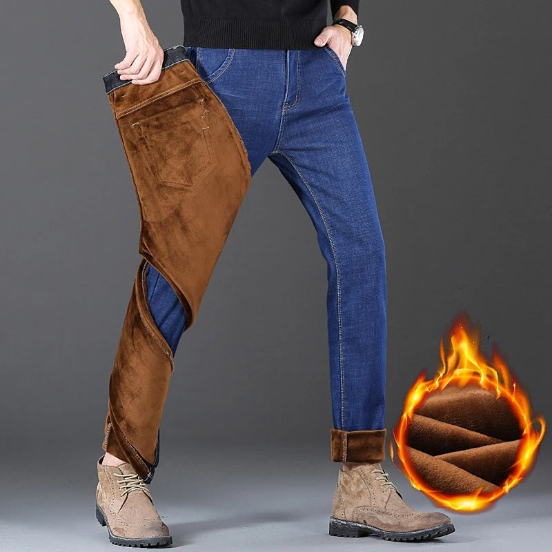 Men's Stretch Baggy Jeans Blue
