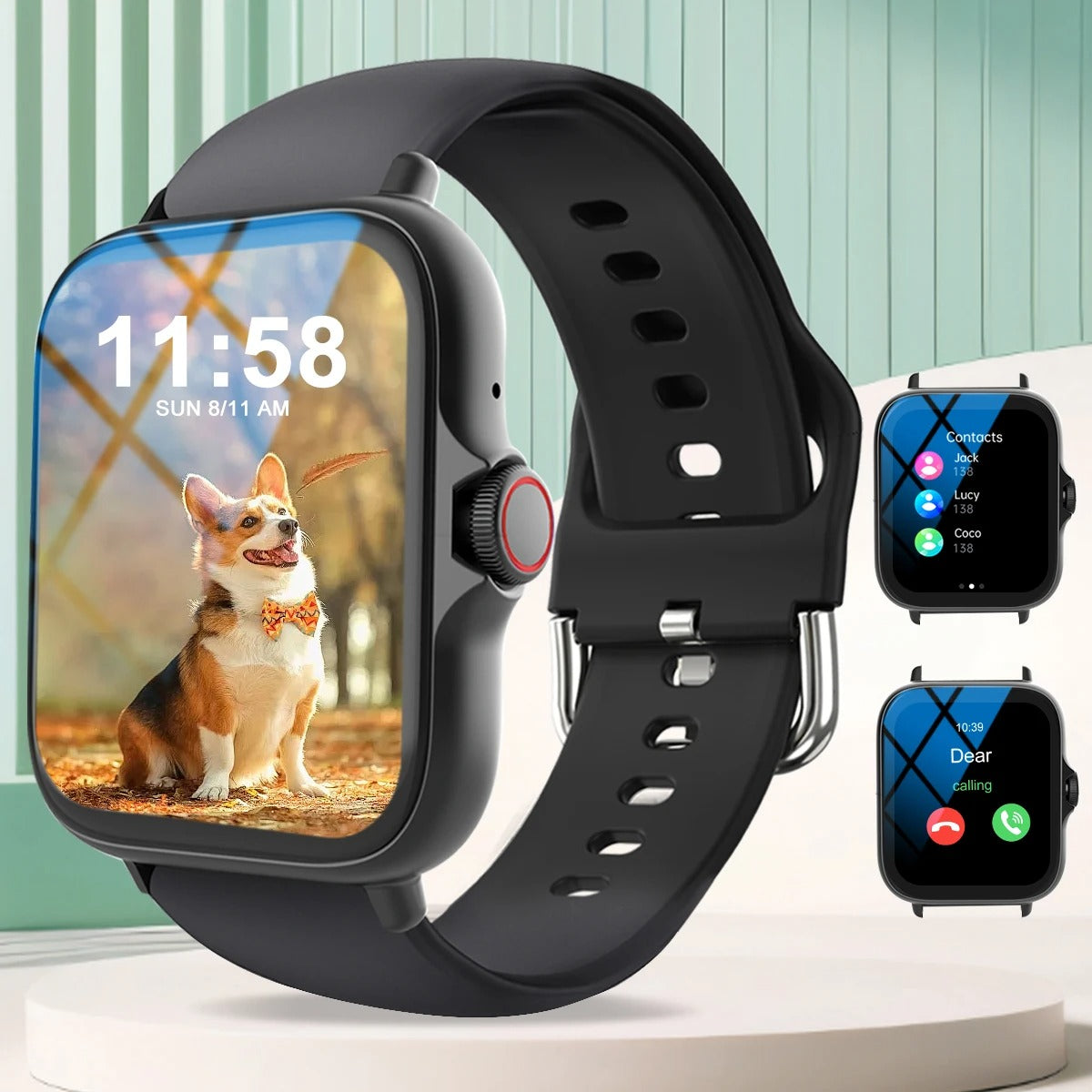 Smart Watch Wireless Calling & App Reminders for iPhone/Android