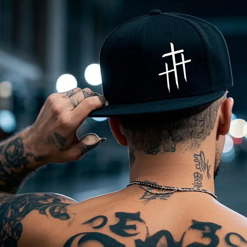 Vintage Flat-Brimmed Baseball Cap