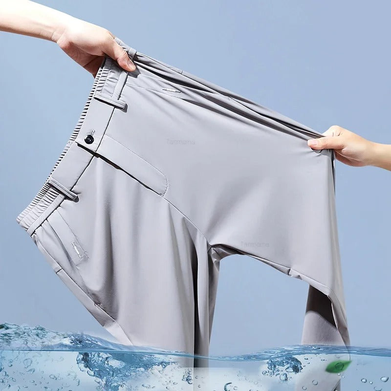 Men's Ultra-Thin Elastic Casual Trousers