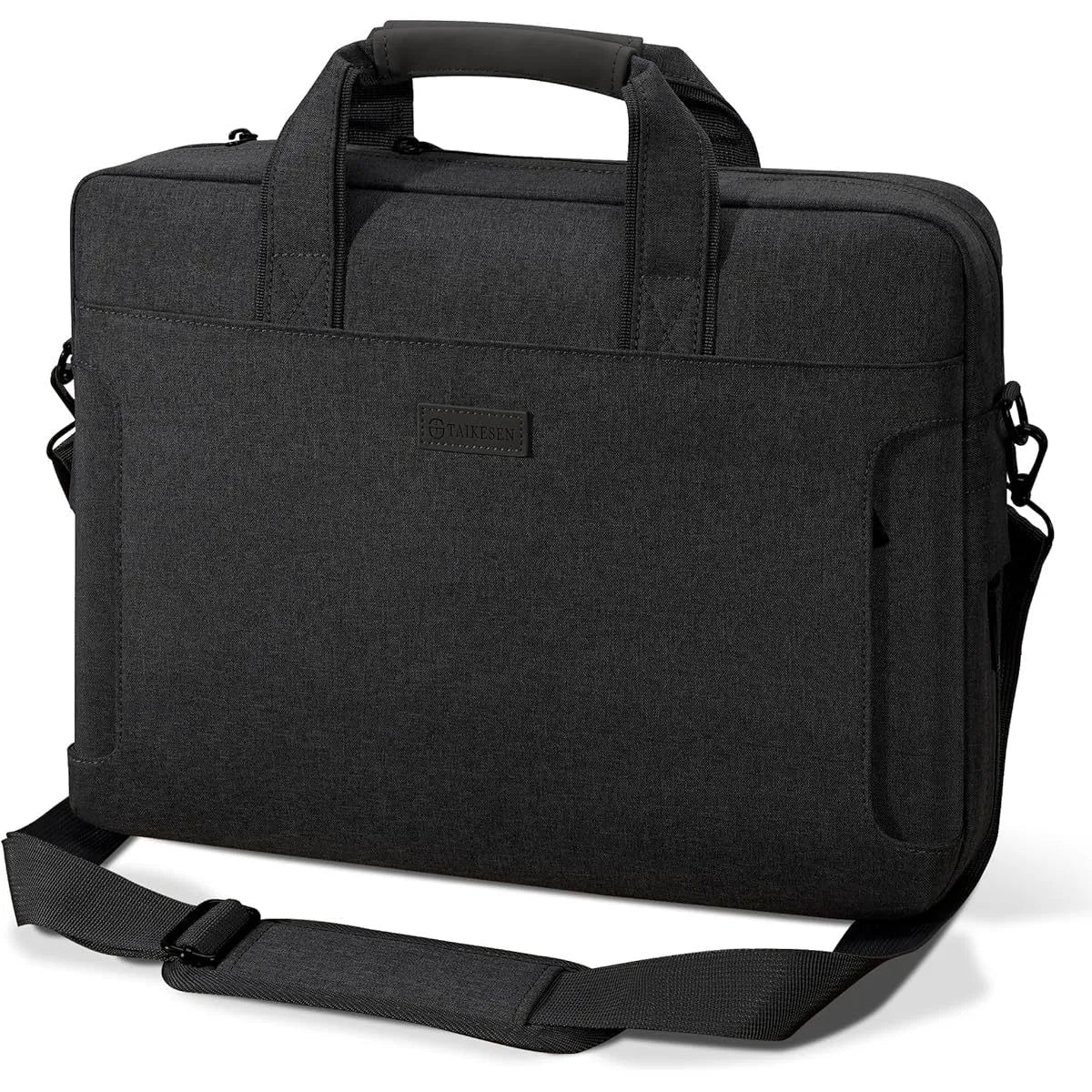 Laptop/ Tablet, Water- Repellent Fabric, Business for Men Women ( 15- 16 inch, Black)