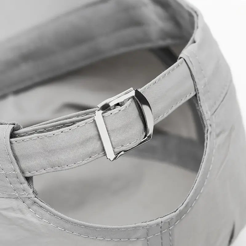 Classic Quick-Dry Flat Brim Cap Gray