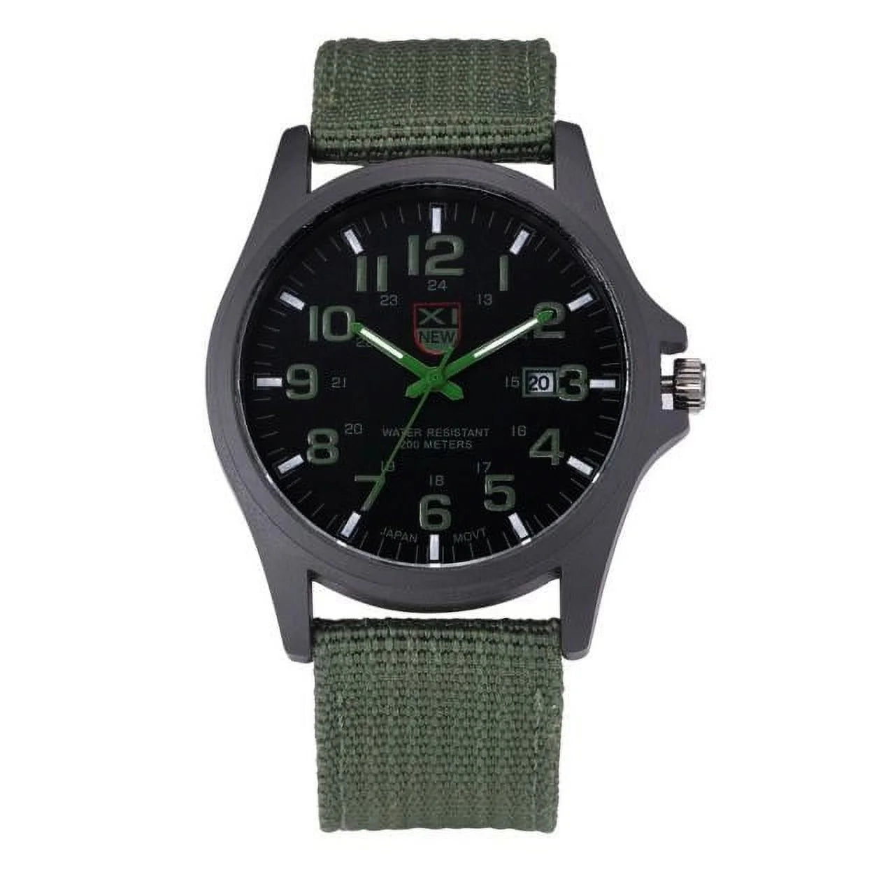 TIHLMK Watch for Men Mens Date Stainless Steel Military Sports Analog Quartz Wrist Watch