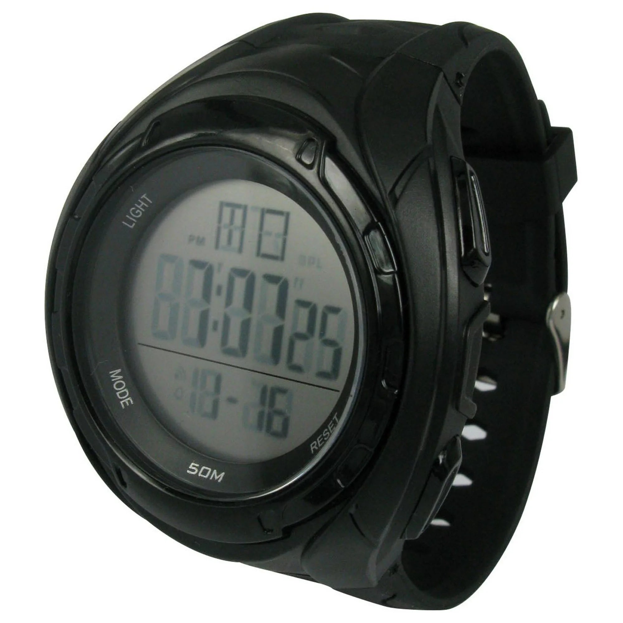 George Mens Digital Sport Wristwatch Plastic Strap