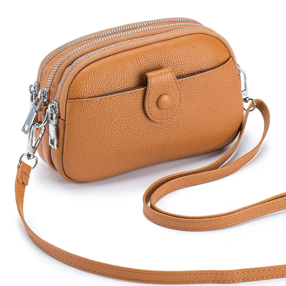 Genuine Leather Mini Crossbody Bag