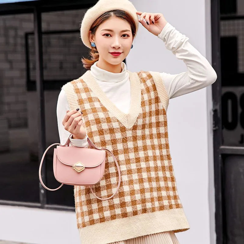 Lovely Mini Size Candy-colored Small Square Bag
