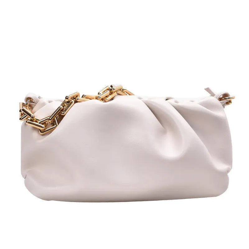 Women Creative Cloud Design Chunky Chain Shoulder Bag