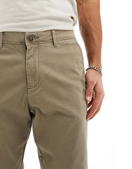Jack & Jones Intelligence Slim Fit Chino In Beige