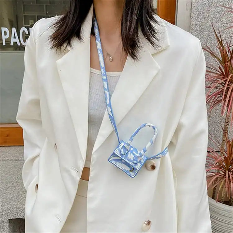Wholesale Women Fashion Color Blocking Mini Crossbody Bag
