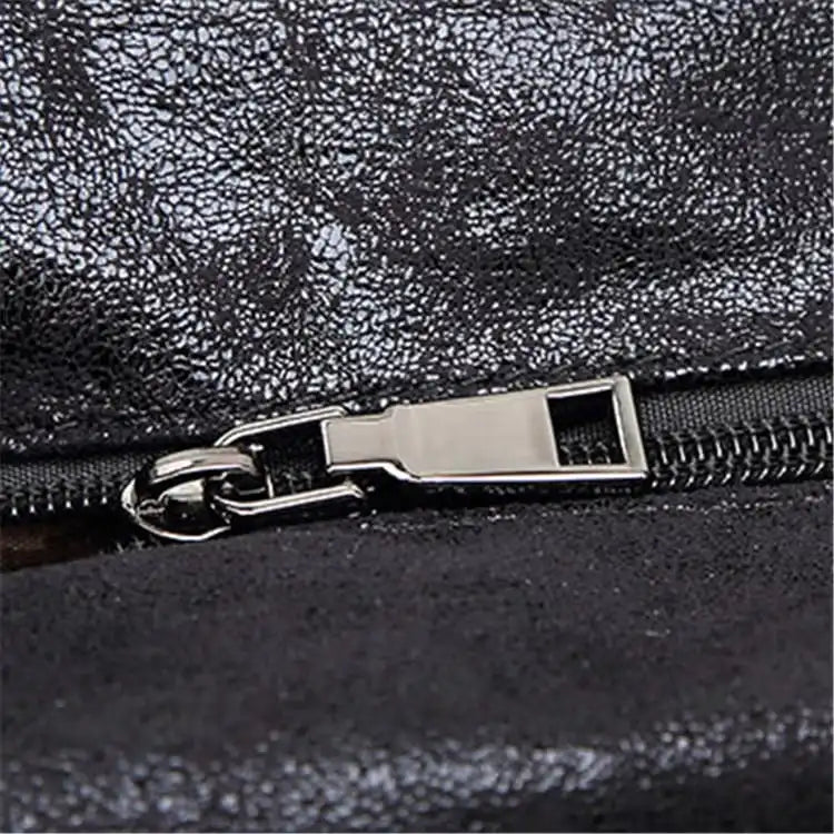 Women Fashion Color Blocking Large Capacity Chain Shoulder Bag