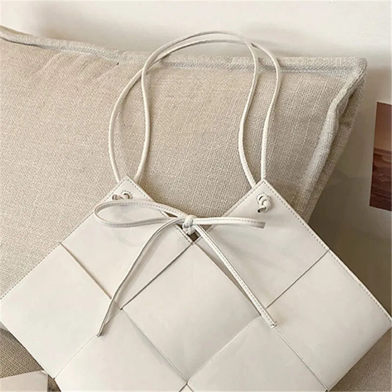 Women Fashion Solid Color Large Capacity Irregular Shoulder Bag