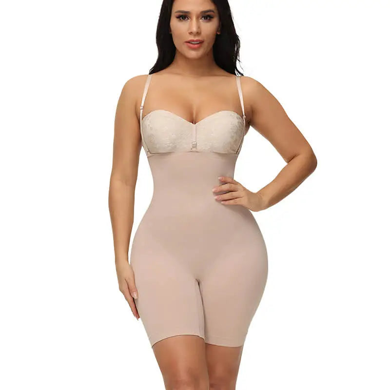Women Fashion Solid Color Non-marking Stretch Body Shaper