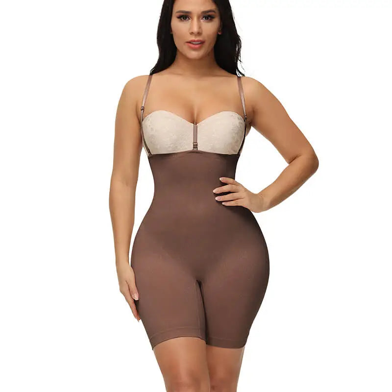 Women Fashion Solid Color Non-marking Stretch Body Shaper