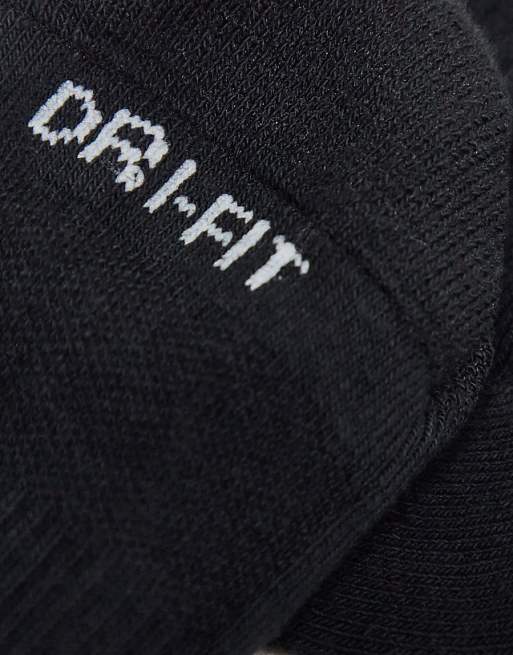 Men Nike Training Everyday Plus Cushioned 3 pack ankle socks in black