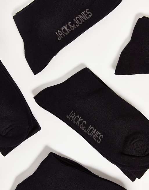 Men Jack & Jones socks 5 pack in black