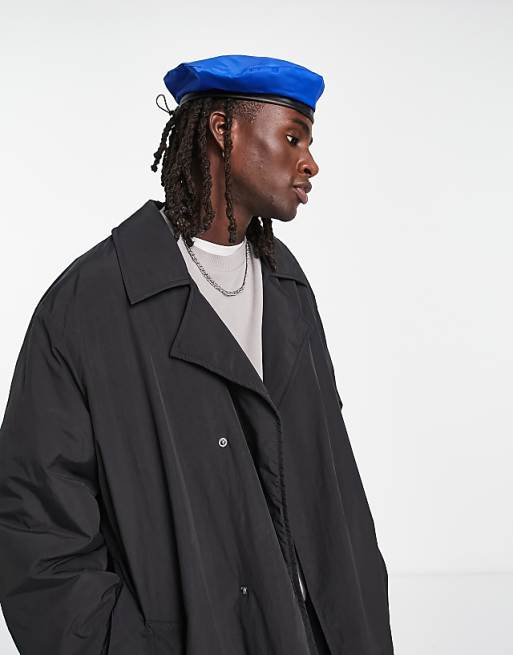 Asos Design Beret Hat In Cobalt Blue