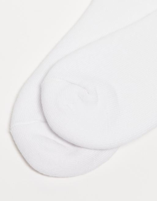 Men Parlez block socks with teal and beige detail in white