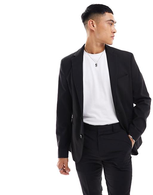 Chino Asos Design Black Skinny Fit Pant