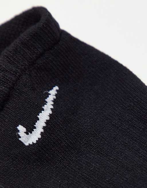 Men Nike Training Everyday Cushioned 3 pack sneaker sock in black