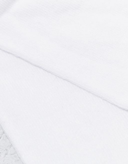 Men COLLUSION logo sock in white