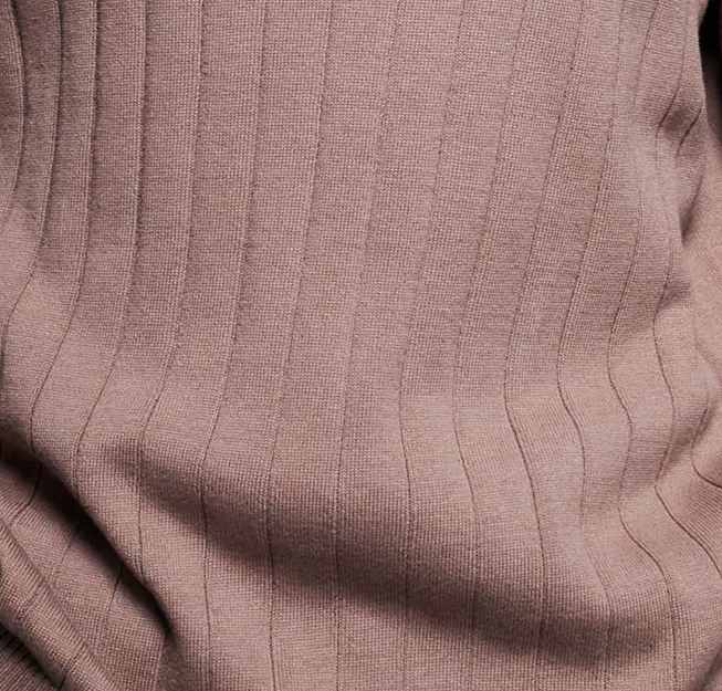 Asos Design Relaxed Knitted Wide Rib Sweater In Brown