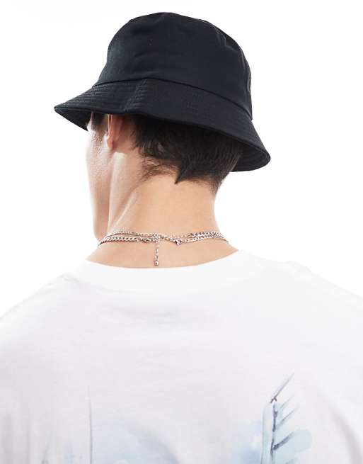 Asos Design Bucket Hat In Black