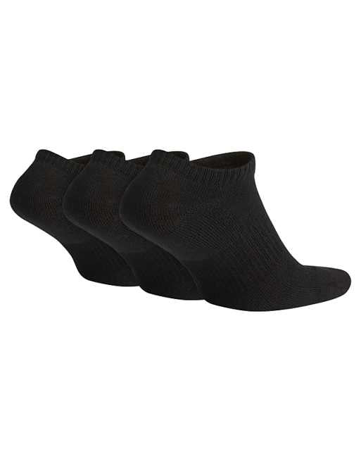 Men Nike Training Everyday Plus Cushioned 3-pack sneaker socks in multi