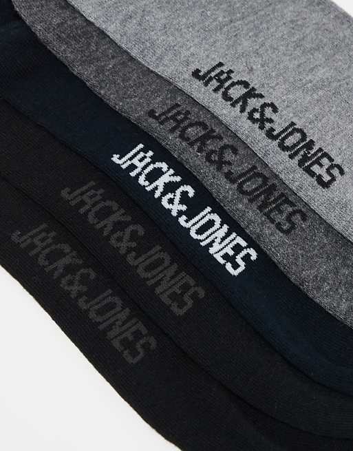 Men Jack & Jones 5 pack socks in multi
