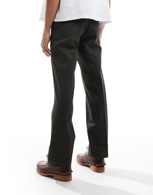 Chino Dickies 874 Straight Leg Work Pants In Olive Green