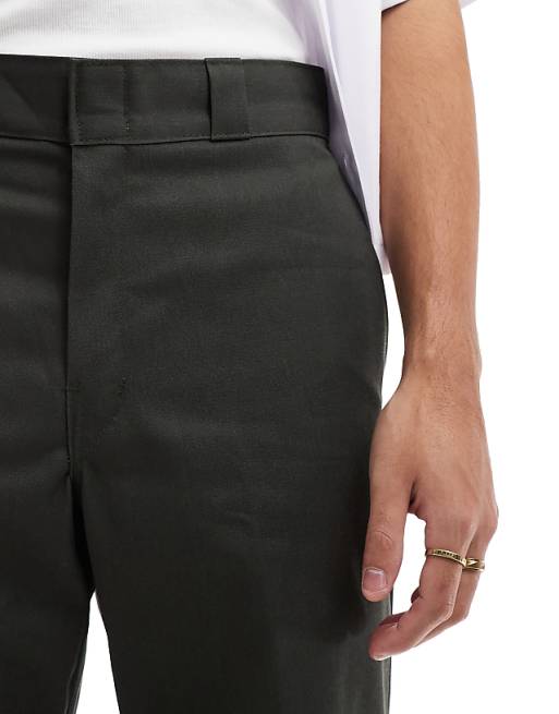 Chino Dickies 874 Straight Leg Work Pants In Olive Green