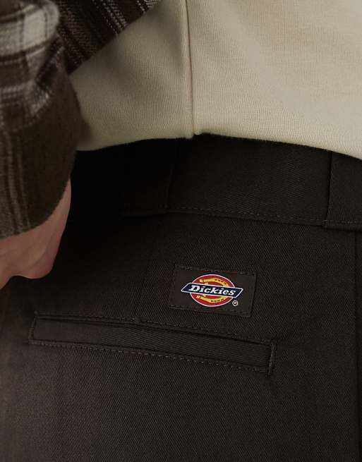 Chino Dickies 874 Straight Leg Work Pants In Dark Brown