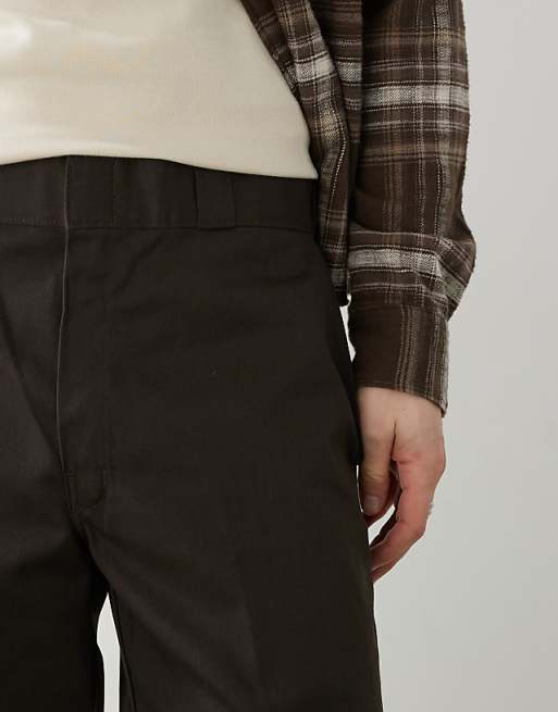 Chino Dickies 874 Straight Leg Work Pants In Dark Brown