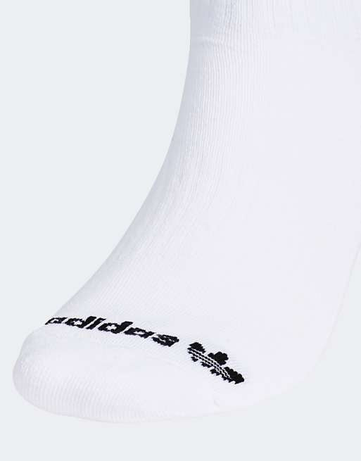 Men adidas Originals Roller 3 pack crew socks in gray multi