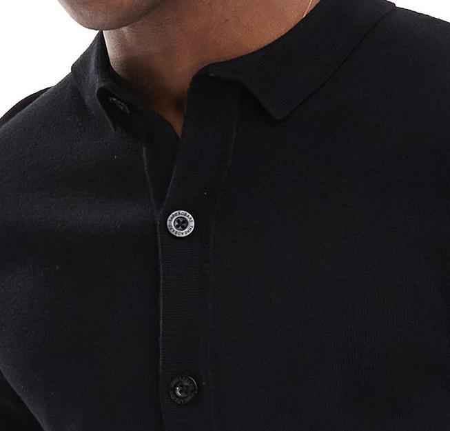 Threadbare knitted long sleeve Sweaters in black