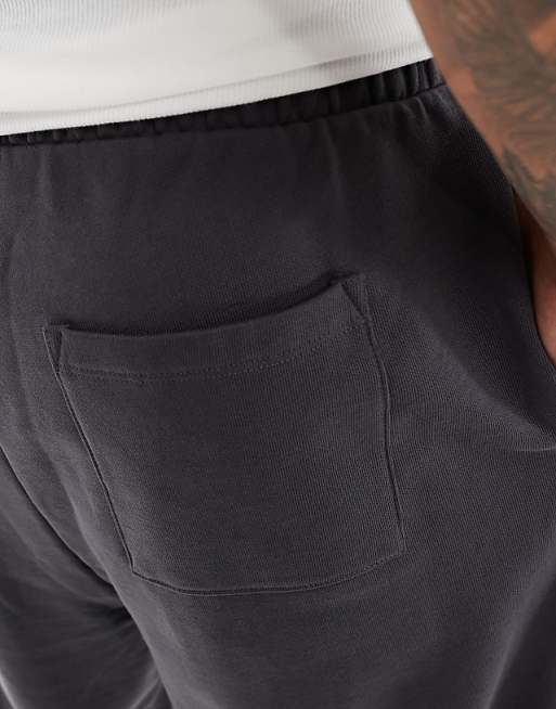 Trousers Asos Design Essential Oversized In Charcoal