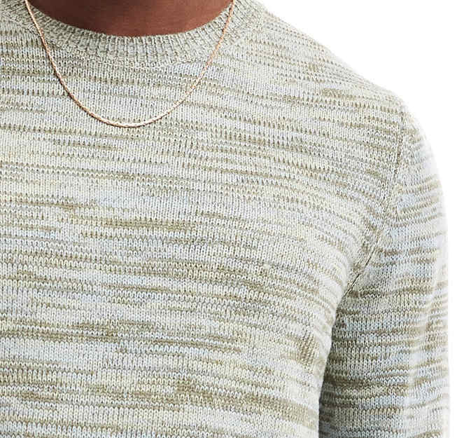 Asos Design Knit Space Dye Sweater In Multi