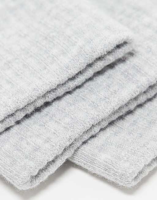 Men ASOS DESIGN 3-pack socks in gray