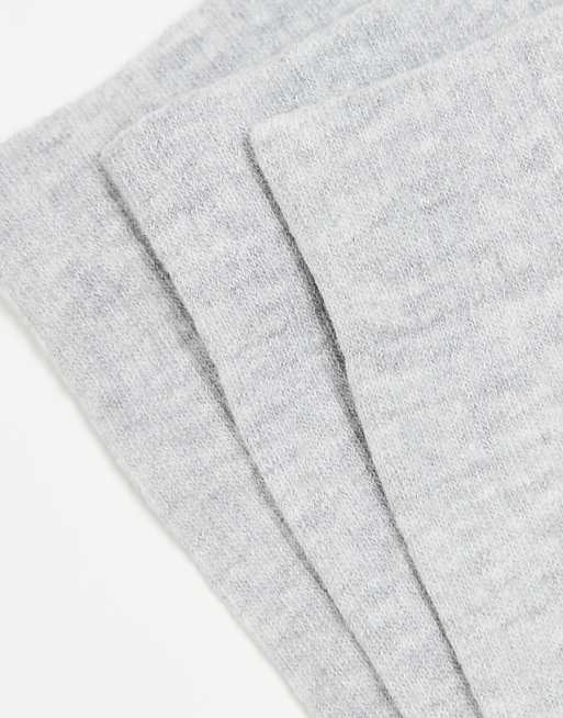 Men ASOS DESIGN 3-pack socks in gray