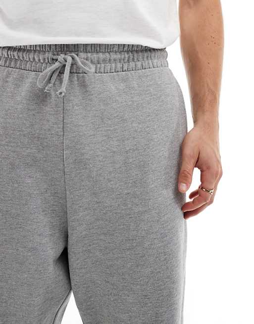 Trousers Asos Design Essential Oversized In Heather Gray