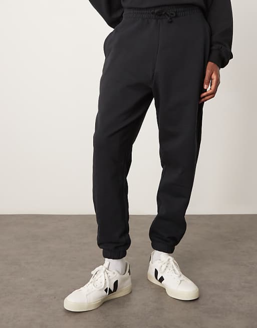 Trousers Asos Design Essential Oversized In Black