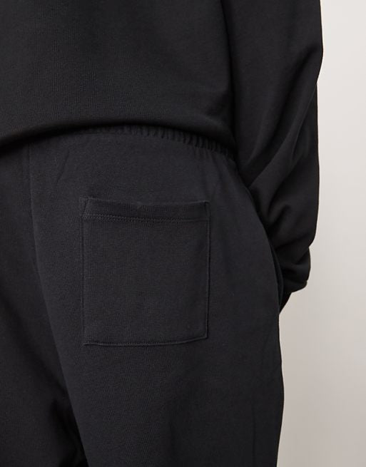 Trousers Asos Design Essential Oversized In Black