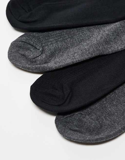 Men Jack & Jones premium 2 pack sock in light gray and brown
