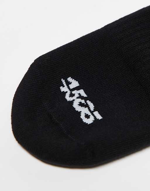 Men 4505 heavy lifters graphic training socks 2 pack in black
