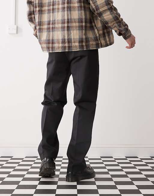 Chino Dickies 874 Straight Fit Work Pants In Black