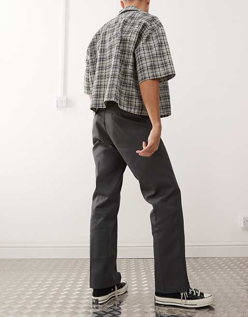 Chino Dickies 874 Straight Fit Work Pants In Dark Gray